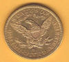 1885-s 5 Dollar Liberty Head Gold coin