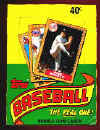 1987 Topps WAX BOX of 36 unopened baseball card packs