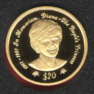 COA of Princess Diana GOLD COINS from Niue