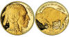 Official US government issued solid gold BUFFALO Proof coins