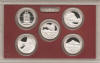 2010 proof set of 5 National Parks silver proof quarters