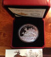 White-Tailed Deer Family $20 silver 1 ounce coin