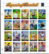 Legends of basball stamp sheet of 20 baseball players